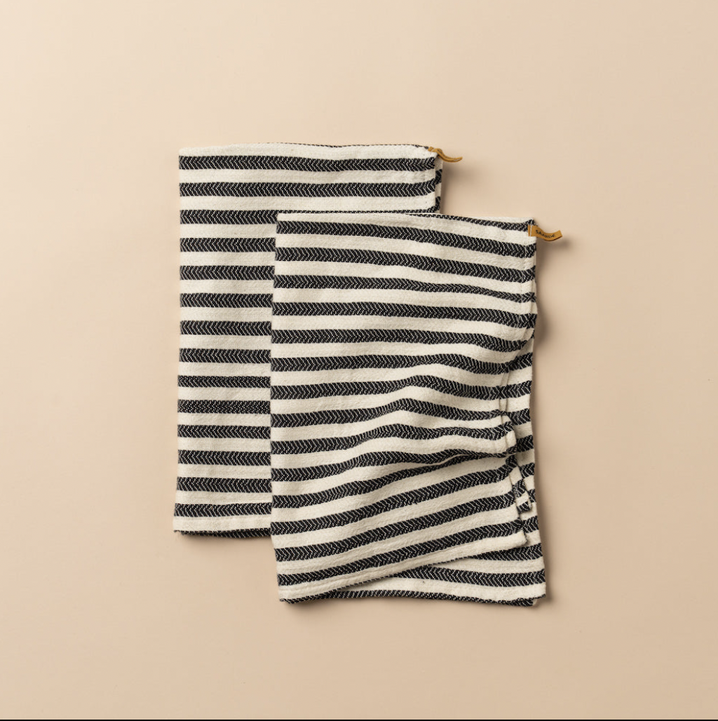 Candy Stripe Cotton Tea Towel