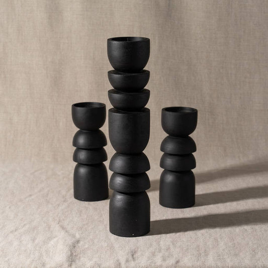 Saardé - Alev Candle Holder Black Collection