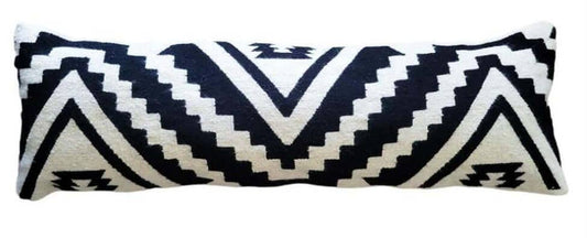 Ascia Handwoven Extra Long Wool Lumbar Pillow Cover